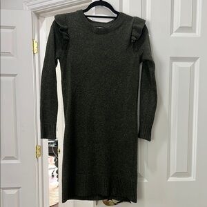 Club Monaco evergreen sweater dress, size XS